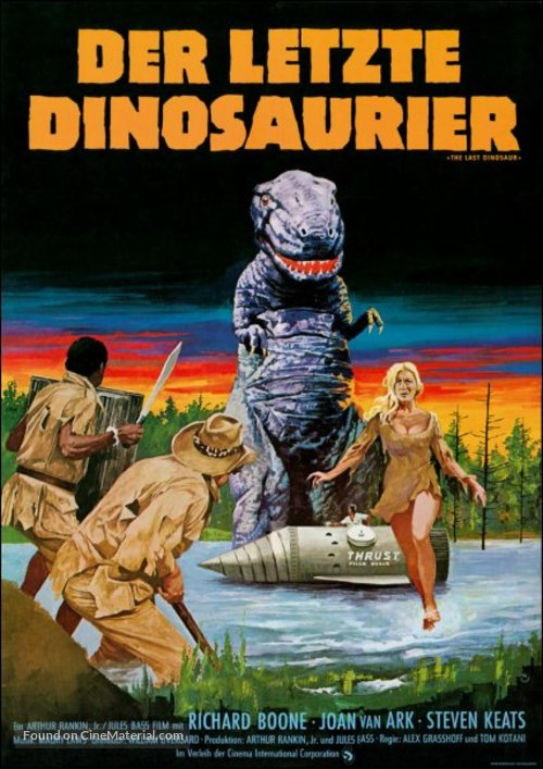 The Last Dinosaur - German Movie Poster