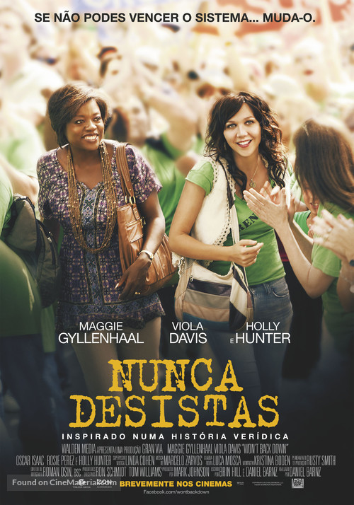 Won&#039;t Back Down - Portuguese Movie Poster