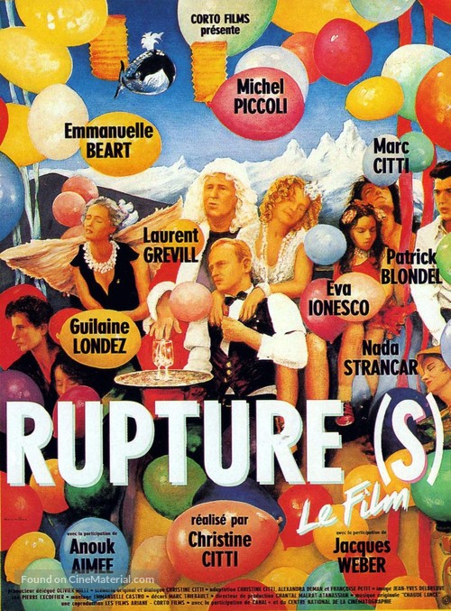 Rupture(s) - French Movie Poster