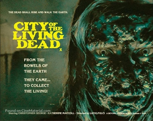 Paura nella citt&agrave; dei morti viventi - British Movie Poster