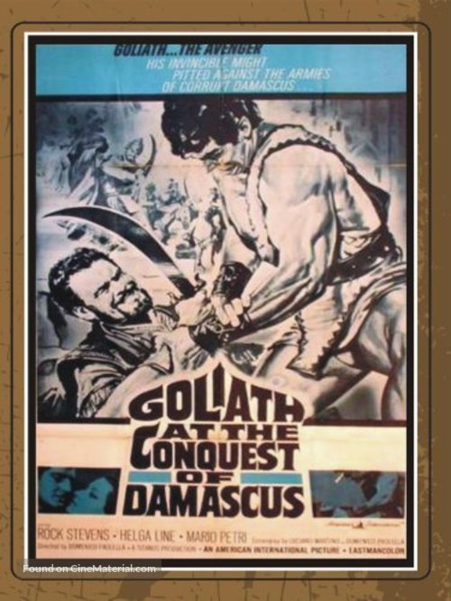 Golia alla conquista di Bagdad - DVD movie cover