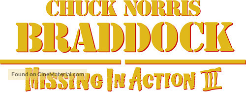 Braddock: Missing in Action III - Logo