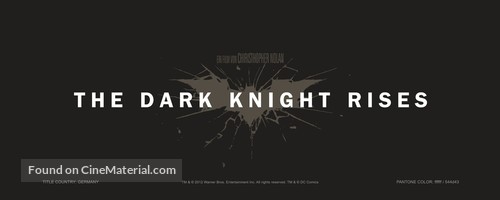 The Dark Knight Rises - German Logo