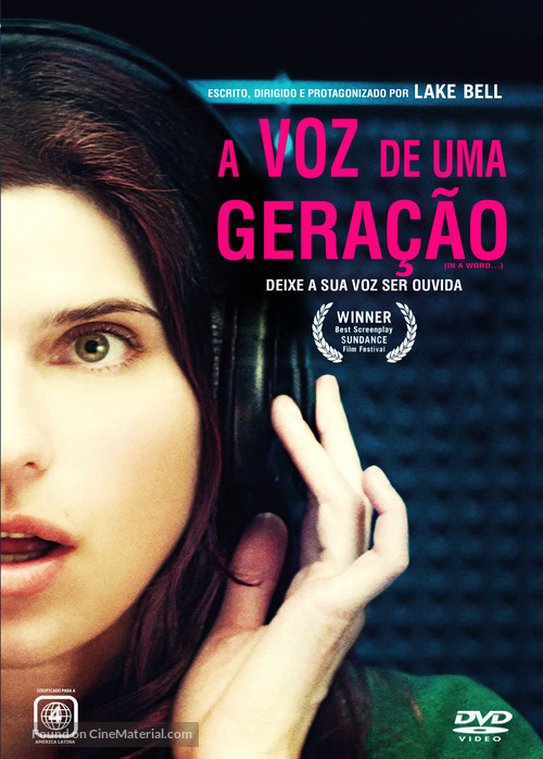 In a World... - Brazilian DVD movie cover