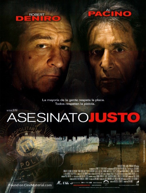 Righteous Kill - Spanish Movie Poster