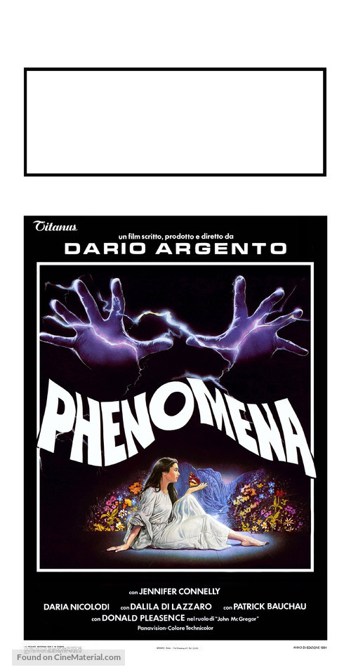 Phenomena - Italian Movie Poster