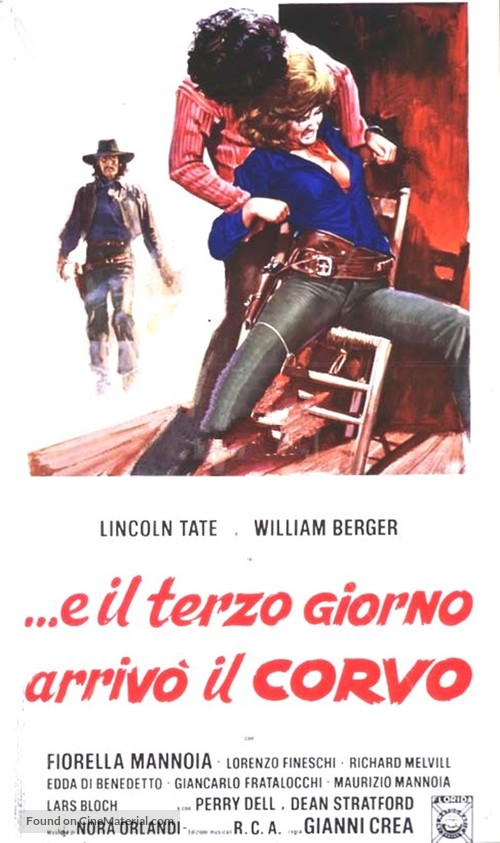 ...E il terzo giorno arriv&ograve; il corvo - Italian Movie Poster