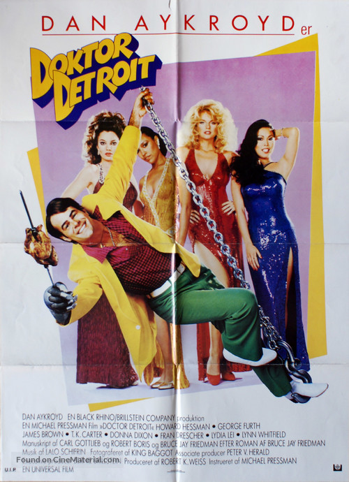 Doctor Detroit - Danish Movie Poster