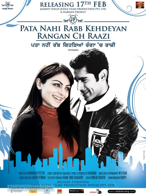 Pata Nahi Rabb Kehdeyan Rangan Ch Raazi - Indian Movie Poster