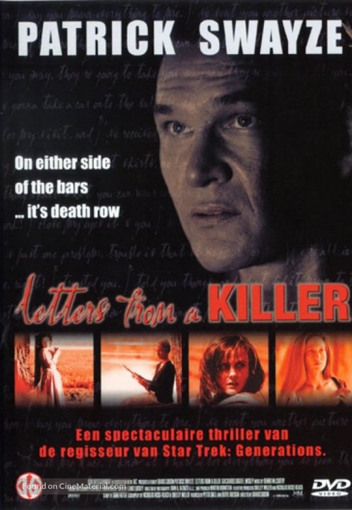 Letters from a Killer - Dutch DVD movie cover