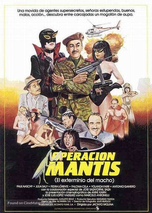 Operaci&oacute;n Mantis - Spanish Movie Poster