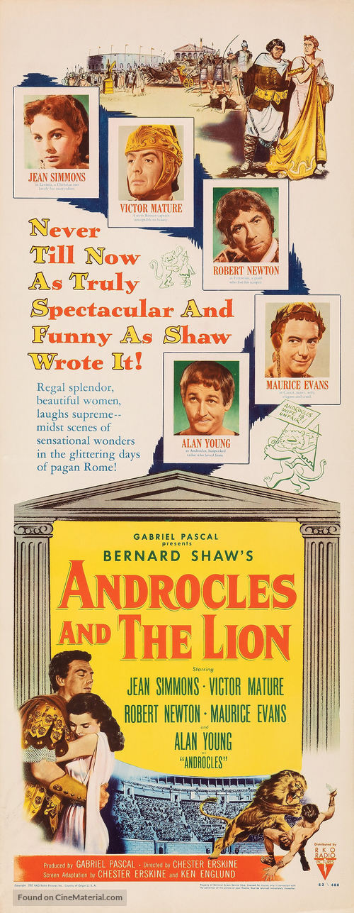 Androcles and the Lion - Movie Poster