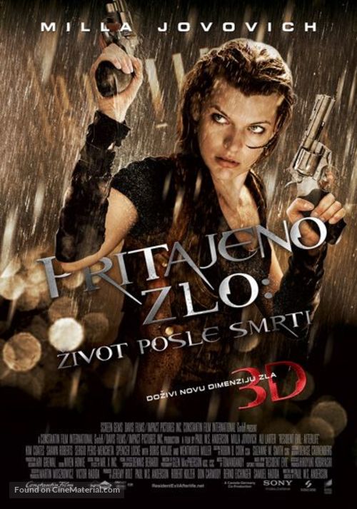 Resident Evil: Afterlife - Serbian Movie Poster