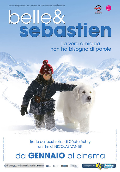 Belle et S&eacute;bastien - Italian Movie Poster