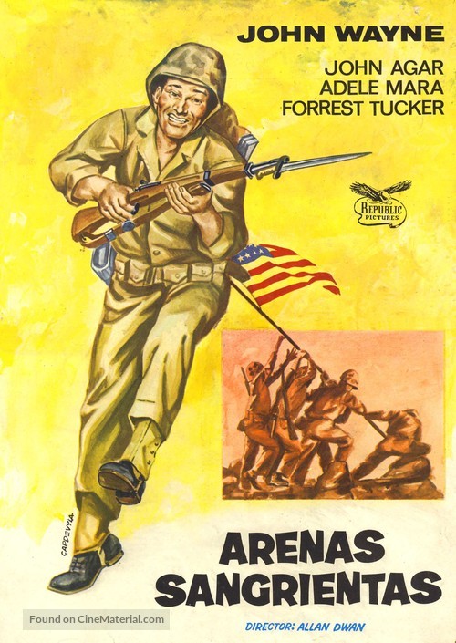 Sands of Iwo Jima - Spanish Movie Poster