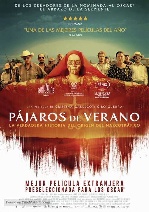 P&aacute;jaros de verano - Spanish Movie Poster