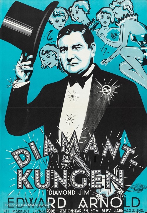 Diamond Jim - Swedish Movie Poster