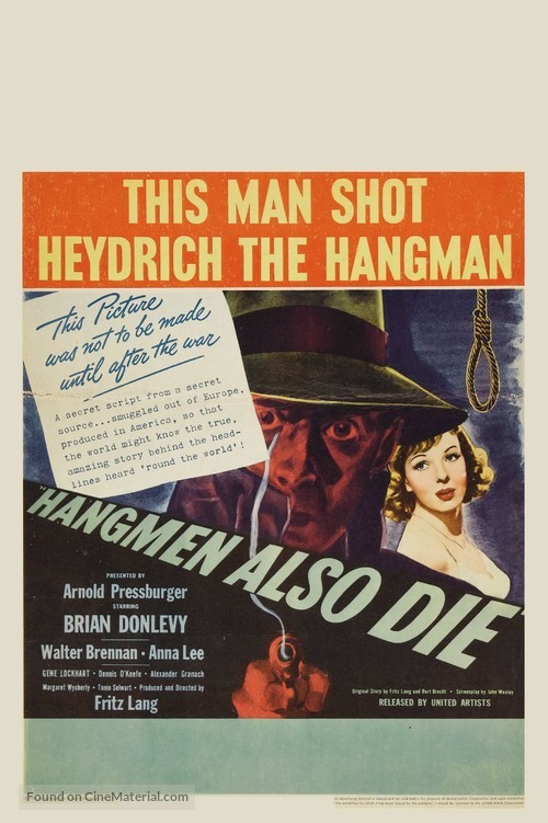 Hangmen Also Die! - Movie Poster