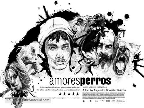 Amores Perros - British Movie Poster