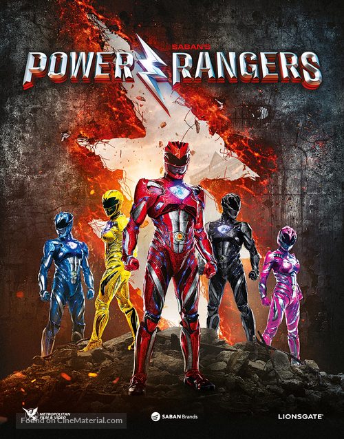 Power Rangers - French Movie Cover