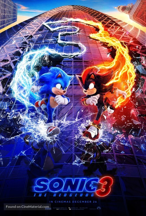 Sonic the Hedgehog 3 - Thai Movie Poster