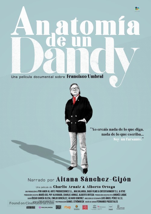 Anatom&iacute;a de un Dandy - Spanish Movie Cover