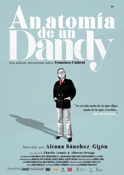 Anatom&iacute;a de un Dandy - Spanish Movie Cover
