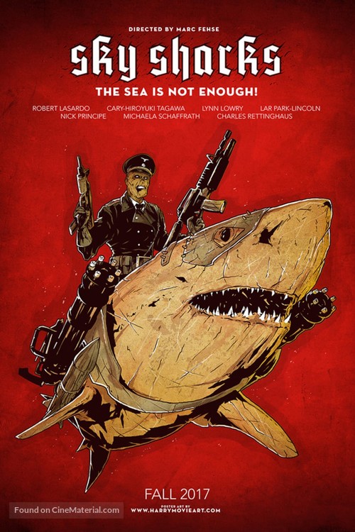 Sky Sharks - International Movie Poster