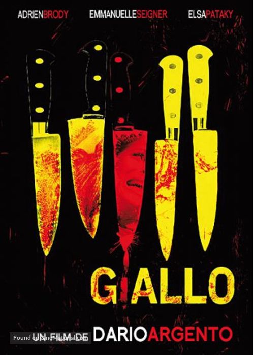 Giallo - French Movie Cover