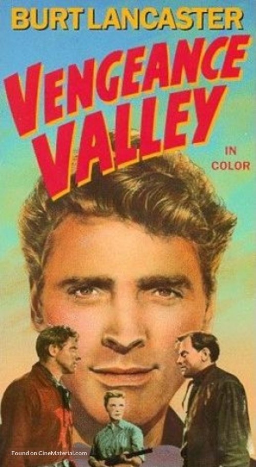 Vengeance Valley - VHS movie cover