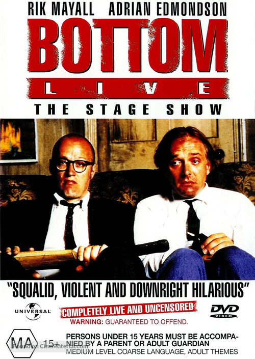 Bottom Live - Dutch DVD movie cover