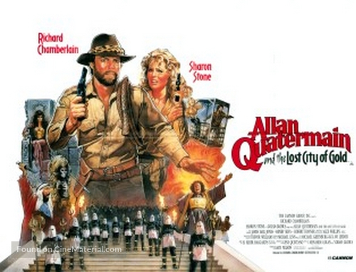 Allan Quatermain and the Lost City of Gold - British Movie Poster