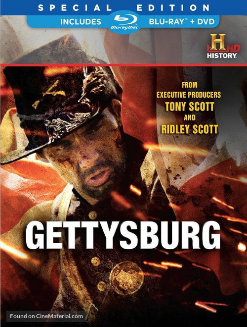 Gettysburg - Blu-Ray movie cover