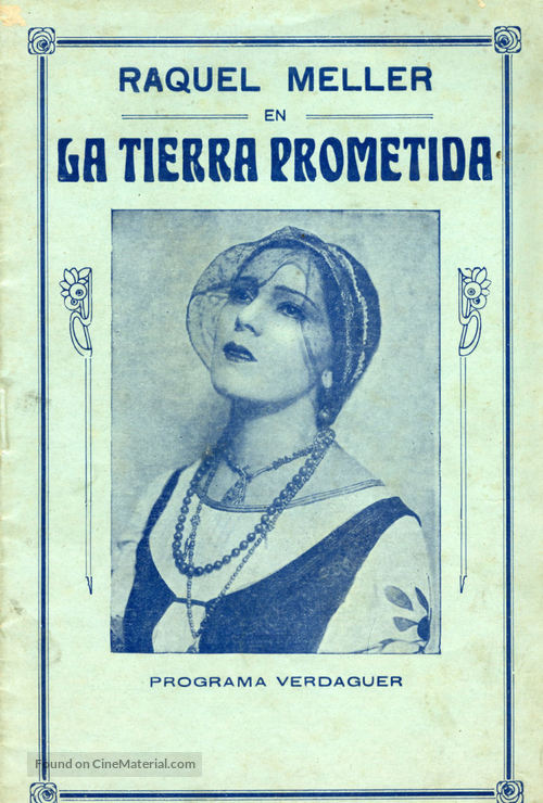 La terre promise - Spanish Movie Poster