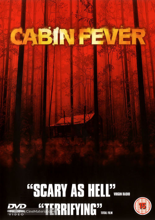 Cabin Fever - British DVD movie cover