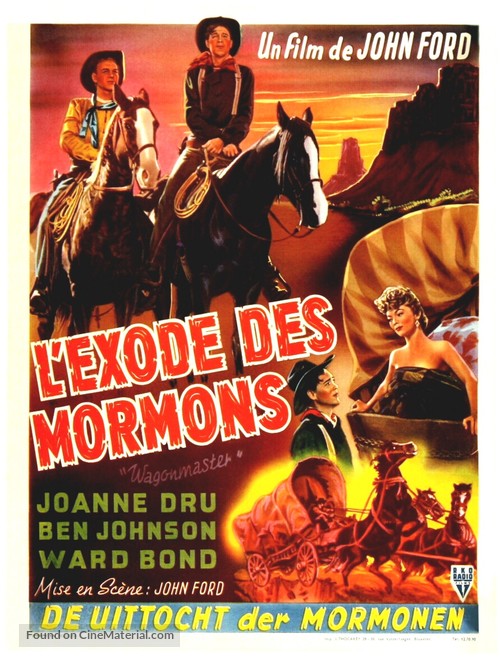 Wagon Master - Belgian Movie Poster