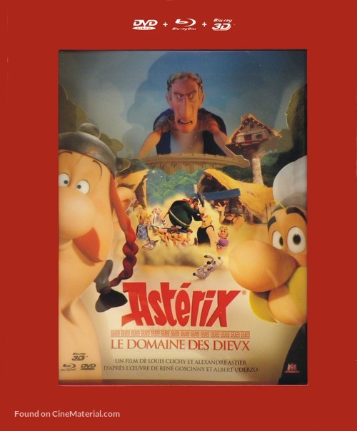 Ast&eacute;rix: Le domaine des dieux - French Blu-Ray movie cover