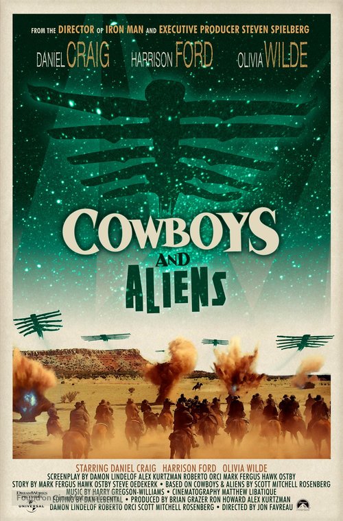 Cowboys &amp; Aliens - Movie Poster