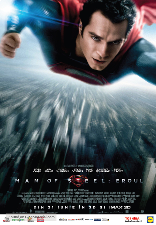Man of Steel - Romanian Movie Poster