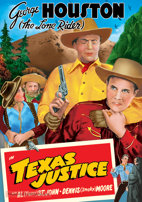 The Lone Rider in Texas Justice - DVD movie cover