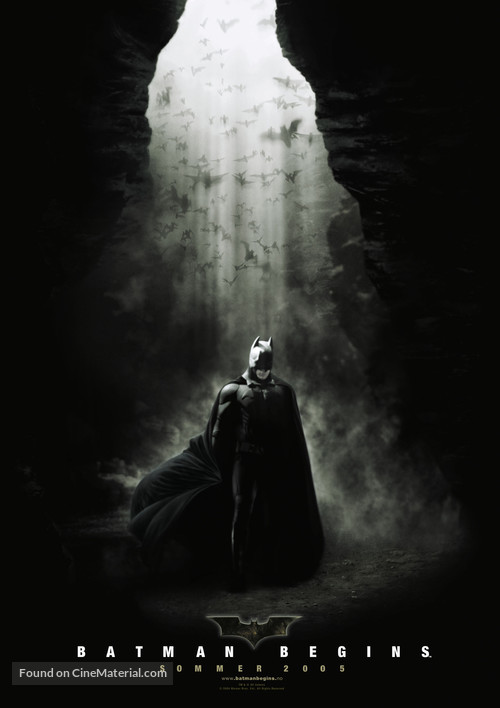 Batman Begins - Norwegian Movie Poster