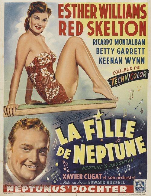 Neptune&#039;s Daughter - Belgian Movie Poster