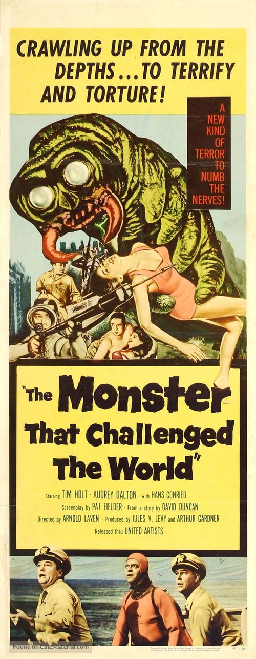 The Monster That Challenged the World - Movie Poster