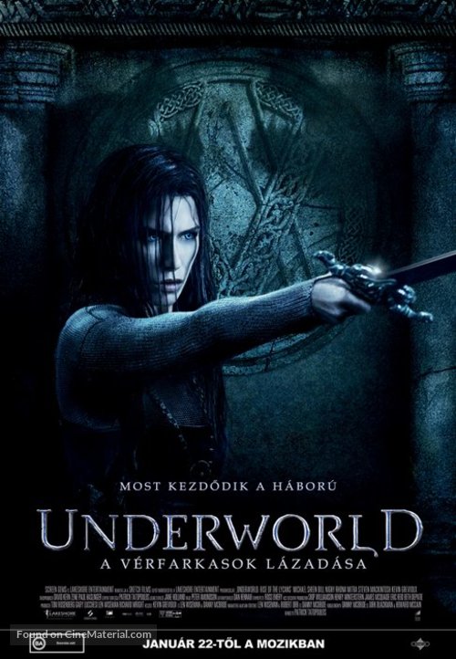Underworld: Rise of the Lycans - Hungarian Movie Poster