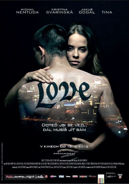 L&oacute;ve - Czech Movie Poster