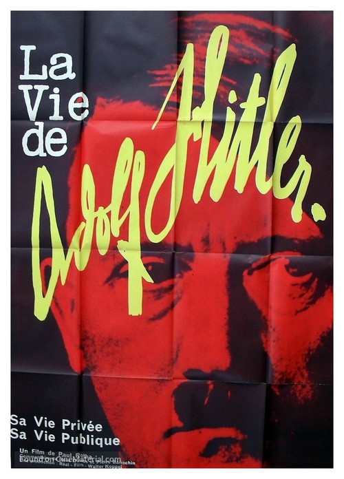 Das Leben von Adolf Hitler - French Movie Poster