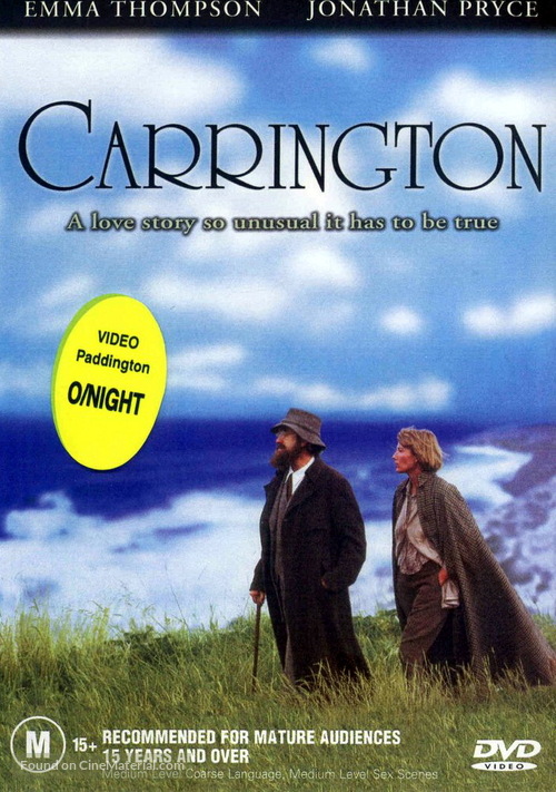 Carrington - Australian DVD movie cover