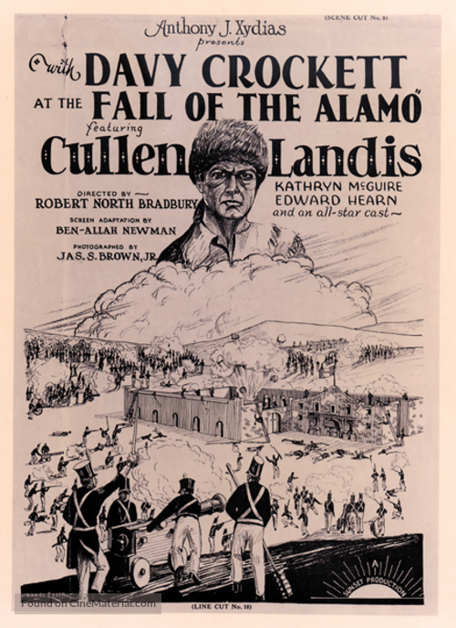 Davy Crockett at the Fall of the Alamo - Movie Poster