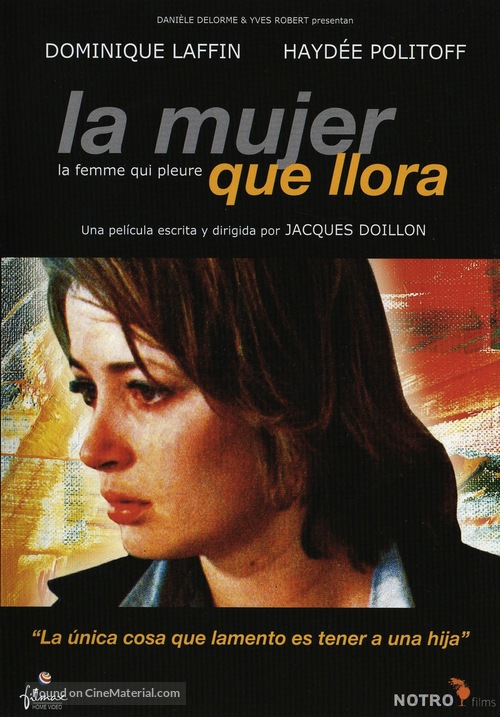 La femme qui pleure - Spanish DVD movie cover