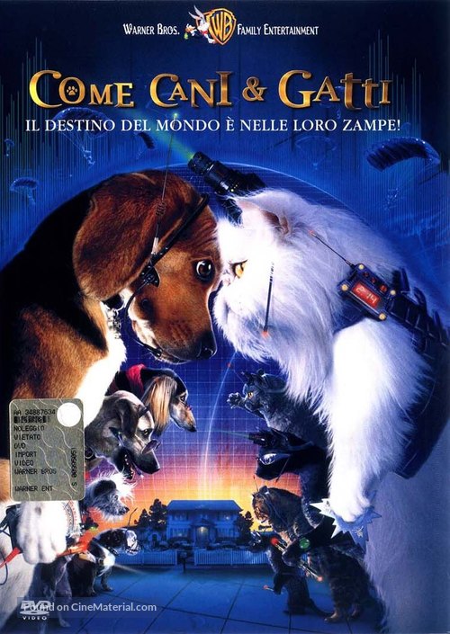 Cats &amp; Dogs - Italian Movie Cover
